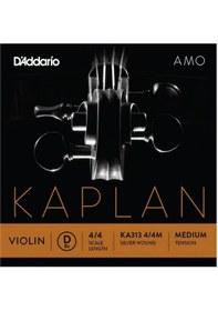Resim D'Addario Ka313 4/4M Kaplan Amo Keman Teli (D) 