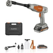 Resim Auhma Acr-03 Akülü Basınçlı Araç Yıkama Makinesi 21v Çift Batarya 175 Psı Güç 2.7l/dk Su Akışı 