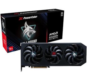 Resim Powercolor Hellhound Radeon RX9070 16G-L-OC GDDR6 256Bit AEAE2PWC0028 Gaming (Oyuncu) Ekran Kartı 