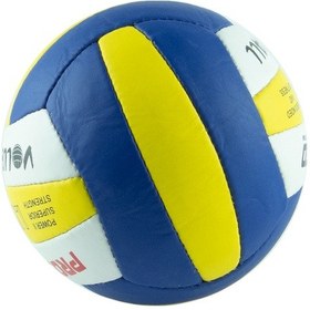 Resim Top Voleybol Topu Pro Star 270 Gr 5 Numara Voleybol Topu Dikişli Mavi - Sarı 