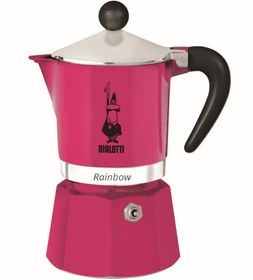 Resim Bialetti Rainbow Moka Pot 3 Cup Fuşya 