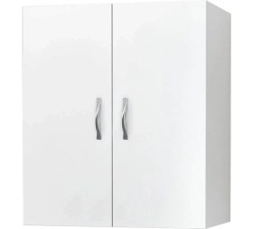 Resim Remaks Makina Üstü Dolap, Banyo Dolabı, Çamaşır Dolabı, Havlu Dolabı, Kapaklı Dolap - Beyaz 