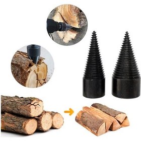 Resim 6506 Ahşap Şöminelik Odun Kütük Ayırma Yarma Seti 6 Parça 