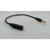 Resim Mykablo 3.5 Mm Stereo 4 Boğumlu (trrs) Uzatma Kablosu 20 Cm 