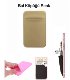 Resim ucuzmi Cep Telefonların Arkasına Yapışan Kimlik Kredi Kartı Kulaklık Tutucu Ve Koruyucu Cüzdan Kılıf 3m 