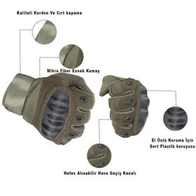 Resim Single Sword Destekli Tam Parmak Touch Uyumlu Koruyucu Motosiklet Eldiveni Nubuk & Mikro Fiber,korumalı Sürüş Eldiveni 