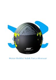 Resim Yarım Kask Camıyla Beraber Karışık Renk 