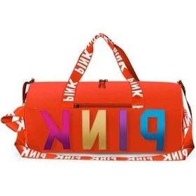 Resim Willowhaven Turuncu Kadın Seyahat Çantası, Spor Çantası, Büyük Boy, Omuz Çantası, 304905 Kırmızı, Dayanıklı, Su Geçirmez Kırmızı 