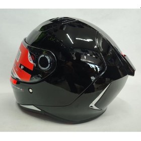 Resim Mt Revenge 2 Solıd A11 Şeffaf Vizörlü Kapalı Motosiklet Kaskı Parlak Siyah 