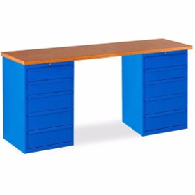 Resim Starçelik Çalışma Tezgahı 10 Çekmeceli Dolaplı Model 2-2130 Mm 