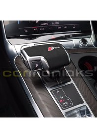 Resim Alcantara S-Line A7 Rs7 Süet Kaplama Vites Topuzu Kapağı 