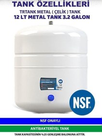 Resim Aquafair 12 Lt Su Arıtma Cihazı Tankı Nsf Sertifikalı 