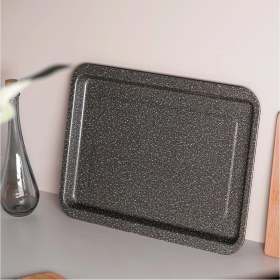 Resim Gri Fırın Tepsisi 26X37 Cm, Dayanıklı ve Şık Mutfak Gereci 