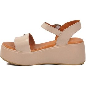 Resim Pierre Cardin Buz Pudra Günlük Kadın Topuklu Sandalet Pc-54611 Z Buz Mavi 