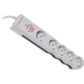 Resim Tunçmatik Enerji Koruma Prizi Powersurge 5'li Beyaz 238 JOULE 1.5MT (TSK5012) 
