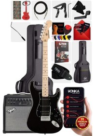 Resim Maxword Map-35bk-50amp Maple Klavye Ssh 50w Amfili Elektro Gitar Seti 