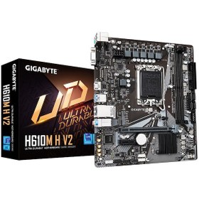 Resim Gigabyte H610M H V2 D5 Intel H610 5600 MHz DDR5 Soket 1700 mATX Anakart 