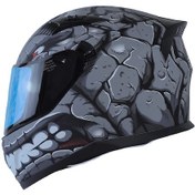 Resim Fazer Ece 22.R06 Double Vizörlü Full Face Motorsiklet Kaskı Fantastic Çok Renkli 