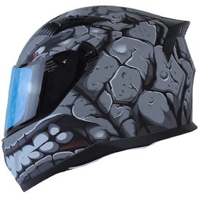 Resim Fazer Ece 22.R06 Double Vizörlü Full Face Motorsiklet Kaskı Fantastic Çok Renkli 