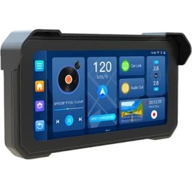 Resim Hasyılmaz Carplay ve Android Auto Motosiklet Multimedya Ekranı 6inç 