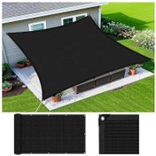 Resim Cloud011 Siyah 118x157 İnç %90 Güneşlik Dayanıklı Dış Mekan Gölgelik Balkon Perdesi 