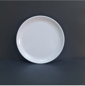 Resim 4 Adet Kırılmaz Melamin Düz Tatlı & Yemek Servis Tabağı 28 Cm - Beyaz Beyaz 