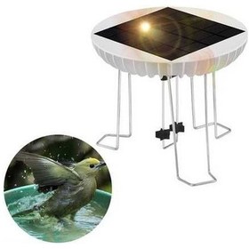 Resim Pazly Güneş Enerjili Kuş Banyosu Dalga Cihazı 1500mah Pil, Ip65 Su Geçirmez, Dıy Montaj, 20w Laser 