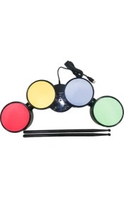 Resim Ay Teknoloji Ps3-Ps2-Pc Bilgisayar-Wii Uyumlu Guitar Hero Davul(Rock Band+Guitar Hero) 