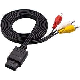 Resim SNES Gamecube N64 Oyun Konsolu RCA TV AV Kablosu Retro Oyun Konsolu Video RGB Kablo 