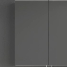 Resim Rita Aynalı 60 cm Banyo Dolabı Üst Modül Antrasit 