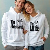 Resim Husband And Wife Kapşonlu Sweatshirt 