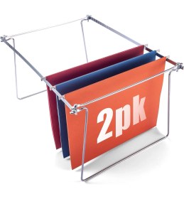 Resim Hepta Collection Officemate Askılı Dosya Çerçevesi, Mektup Boyutu, Ayarlanabilir 30,5 cm Ila 45,5 Cm, 2 Adet (1' Pa 