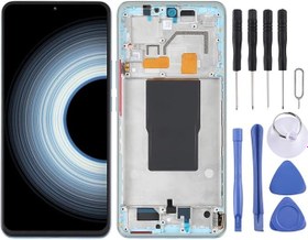 Resim Xiaomi Mi 12T Uyumlu Lcd Ekran Dokunmatik Full Çıtalı Mavi 