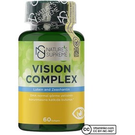Resim Natures Supreme Vision Complex 60 Kapsül Aromasız 