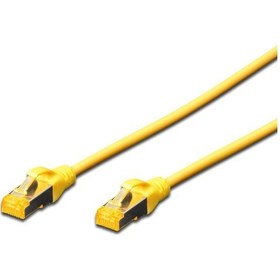 Resim Beek Cat 6a Sftp/pımf Pairs In Metal Foil Patch Kablosu, Lszh, 0,25 Metre, Awg 26, Sarı Renk -19126 