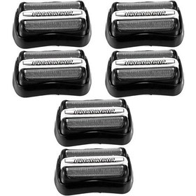 Resim Szypzstore Seri 3 Için 6pcs 32b Tıraş Makinesi Yedek Parçası, Seri 3010s 3040s Için Yedek Folyo Ve Kesici Lxıv3s Siyah 