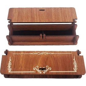 Resim Ahşap Kalem Kutusu 