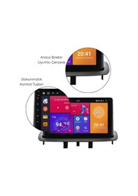 Resim Renault Megane 3 Android Multimedya Sistemi 2010-2015 8gb Ram, 64gb Hafıza, Bluetooth, Carplay & Android Auto Kamera 9" 