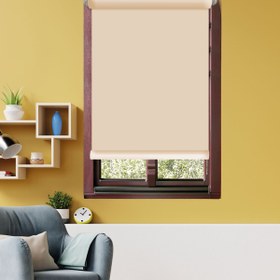 Resim Linadora Polyester 60x200 cm Kumaş Stor Ekru 