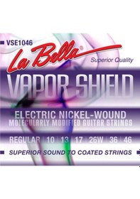 Resim La Bella Vapor Shield Vse1046 Regular Takım Tel Elektro Gitar Tel 