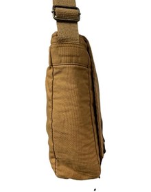 Resim Old Cotton Cargo Vintage Salaş Kaliteli Unisex Günlük Gezi Kamp Okul Postacı Omuz Çantası San Diego 32 Cm X 25 Cm CAMEL 