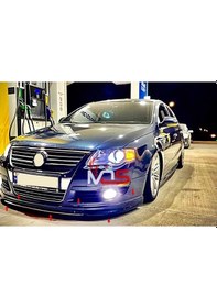 Resim Volkswagen Passat B6 Uyumlu Ön Tampon Eki Karlık Fiberglass Boyasız 