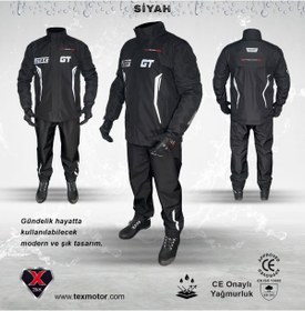 Resim forget Forge Gt Yağmurluk Taş Siyah Takım 