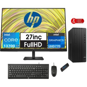 Resim Hp 290 Pro G9 Intel Core I7 13700 8gb 4tb SSD 27" Monitör WINDOWS11PRO Masaüstü Blgisayar 7624A8ET45+ZETTAUSBBELLEK 