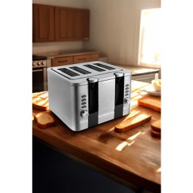 Resim 4 Kademe Red Slice Pro Ekmek Kızartma Makinesi Çelik, Garantili 