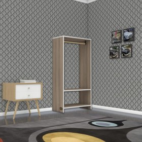 Resim Kenzlife giysi dolabı rüknettin 120*060*30 crd gardırop 