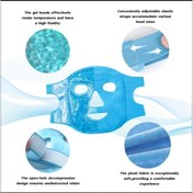 Resim Buz Jel Toplar Termojel Yüz Maskesi, Soğuk Ve Sıcak Terapi Yüz Maskesi 