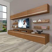 Resim Ekoflex 8y Mdf Tv Ünitesi Tv Sehpası - Naturel Ceviz 