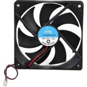Resim keepro 12 cm 2 pin li kasa içi soğutucu fan 12v 12x12x2,5 cm fan 