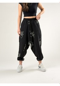 Resim Cocopelli Kurukafa Desenli Kadın Spor Şalvar Coc2733 Desenli 